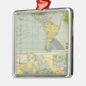 パナマ運河 メタルオーナメント (左)