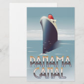 パナマ運河 便箋 (正面/裏面)