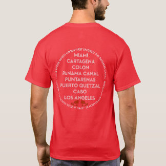 パナマ運河 初めての帰還 ロゴ Tシャツ