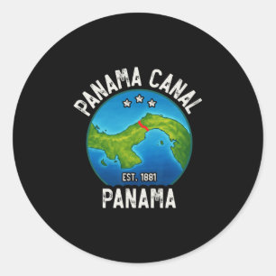 パナマ運河 創設1881年 ラウンドシール