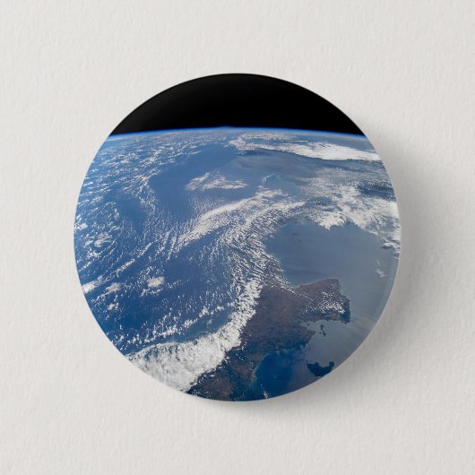 パナマ運河。 缶バッジ (正面)