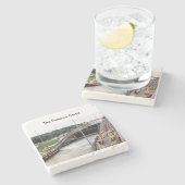 パナマ運河、高精細写真 ストーンコースター (横)