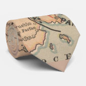 パナマ運河(1885年)のヴィンテージの地図 ネクタイ (ロール)