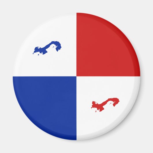 パナマ魚眼バナーマグネット マグネット (正面)