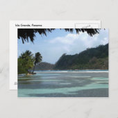 パナマ,イスラグランデ ポストカード (正面/裏面)