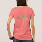 パナマ バナー + 地図 Tシャツ (裏面)