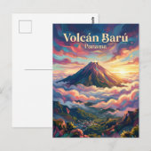 パナマ バル火山 ポストカード (正面/裏面)