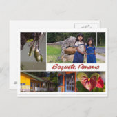 パナマ，ボケテからのはがき ポストカード (正面/裏面)