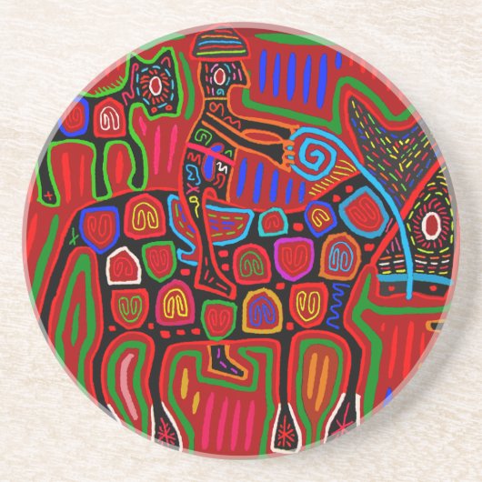 パナマ・モラ – カウボーイに乗って馬を救う コースター (正面)