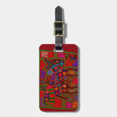 パナマ・モラ – カウボーイに乗って馬を救う ラゲッジタグ (正面縦)