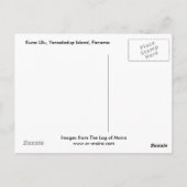 パナマ、ヤンサラダップ島クナウル ポストカード (裏面)