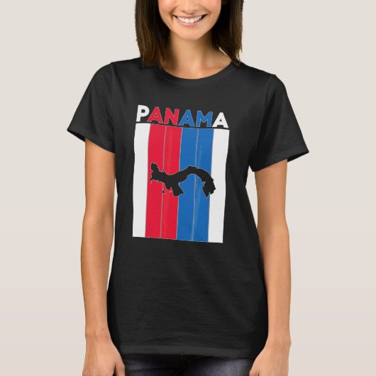 パナマ 国境 Tシャツ (正面)