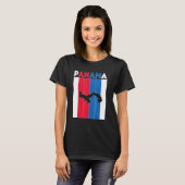 パナマ 国境 Tシャツ (正面フル)