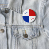 パナマFisheye旗ボタン 缶バッジ (インサイチュ)