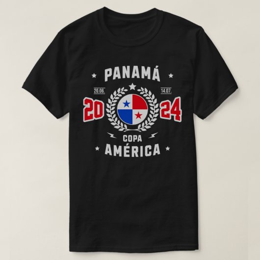 パナムftbolコパアメリカ2024ファン tシャツ (デザイン正面)