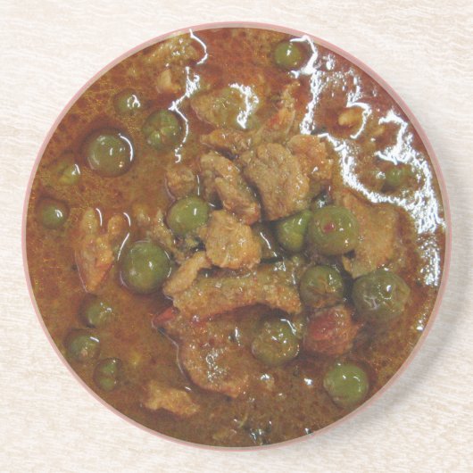 パナンタイカレー[พะแนง] ...タイ通り食品 コースター (正面)