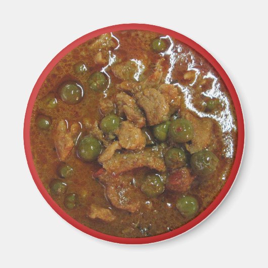 パナンタイカレー[พะแนง] ...タイ通り食品 マグネット (正面)