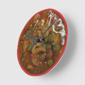 パナンタイカレー[พะแนง]...タイ通り食品 ラウンド壁時計 (傾斜)