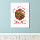 パナンタイカレー…タイ通り食品 キャンバスプリント (インサイチュ (ウッドフロア))