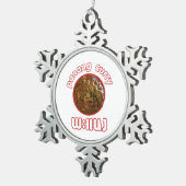 パナンタイカレー…タイ通り食品 スノーフレークピューターオーナメント (右)