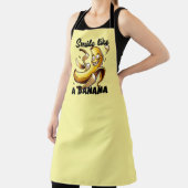 パニおもしろいーバナナスマイルワードアート エプロン (インサイチュ)