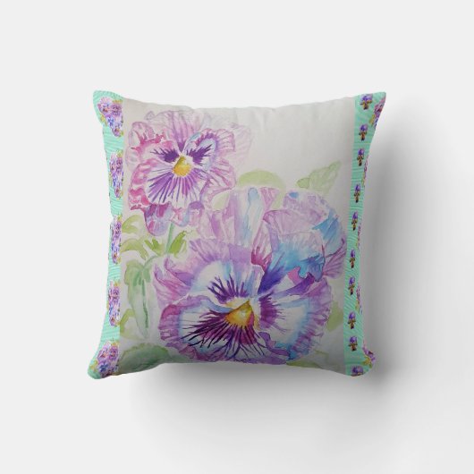 パニかわいらしーシーウォーター絵画カラーズアクアククッション クッション (裏面)