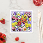 パニかわいらしーズカスタム背景色 スタンダードカクテルナプキン (インサイチュ)