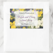 パニカスタムーとヴィオレ石鹸またはクラフトステッカー 長方形シール (バッグ)