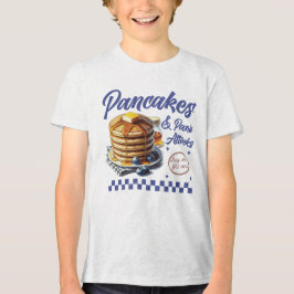 パニケートするパンケーキ メンタルヘルスユーモア トライブレンドTシャツ