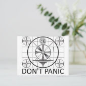 パニックにしない(インディアンヘッドテスト) ポストカード (スタンド正面)