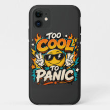 パニックにならないほどクール Funny スマイル グラフィック デザイン
