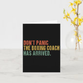 パニックにならない カード (黄色い花)