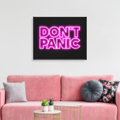 パニックにならない キャンバスプリント (インサイチュ (リビング))