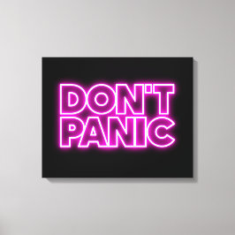パニックにならない キャンバスプリント