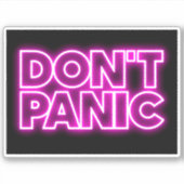 パニックにならない シール (正面)
