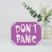 パニックにならない ポストカード (スタンド正面)