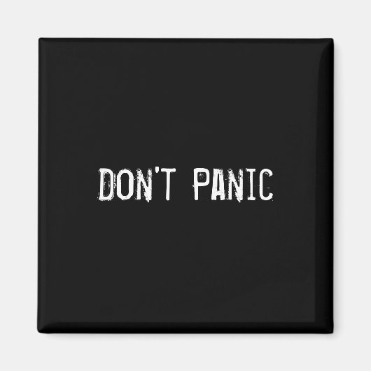 パニックにならない マグネット (正面)