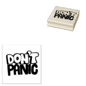 パニックにならない ラバースタンプ (押印)