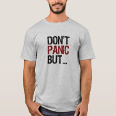 パニックにならない Tシャツ (正面)
