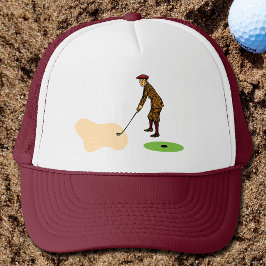 パニックに陥ったダッファゴルフでピッチショット キャップ