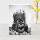 パニックに陥らないで下さい! 挨拶状 カード (黄色い花)