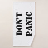 パニックに陥らない バスタオル (バスタオル)