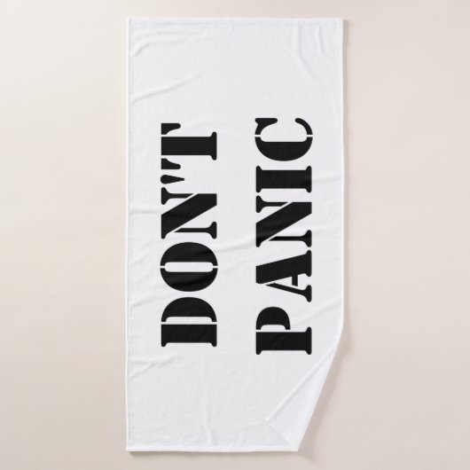 パニックに陥らない バスタオル (バスタオル)