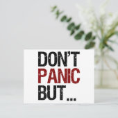 パニックに陥らない ポストカード (スタンド正面)