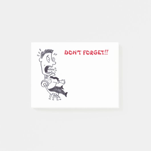 パニックに陥らな忘れい ポストイット (正面)