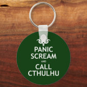 パニックの叫び声のCtulhu キーホルダー (正面)