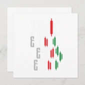 パニックセル株式市場クラッシュトレーディングForexギフト 招待状 (正面/裏面)