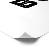 パニックボタンおもしろい裁縫プリン ポスター (角)