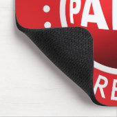 パニックボタンマウス マウスパッド (コーナー)