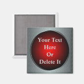 パニックボタン磁石 マグネット (正面/裏面)